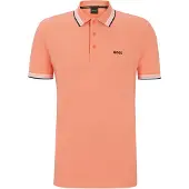 BOSS T-Shirt 'Paddy' marron / abricot / noir / blanc