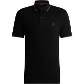 BOSS T-Shirt 'Passertip' gris clair / noir
