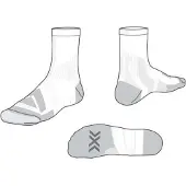 X-socks Bike Expert Crew Socks Blanc EU 45-47