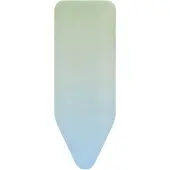 Brabantia Housse de table à repasser taille C 124x38cm avec sous-couche 8mm bleu-vert