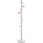 vidaXL Porte-manteau rose 172 cm fer enduit de poudre