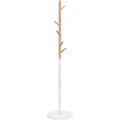 vidaXL Porte-manteau blanc 172 cm fer enduit de poudre