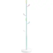 vidaXL Porte-manteau bleu 172 cm fer enduit de poudre