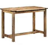 vidaXL Table de salle à manger 110x55x75 cm en bois massif de manguier