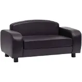 vidaXL Canapé pour chien Noir 80x50x40 cm Similicuir