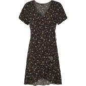 Protest Sky Short Sleeve Dress Noir L Femme
