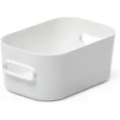 Smartstore Boîte de rangement "SmartStore Compact" XS, blanche – Coffret avantage de 10 pièces