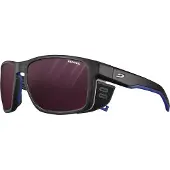 Julbo - Lunettes de soleil - Shield Noir/Bleu Reactiv 0-4 Hight Contrast