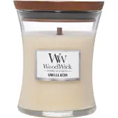 Woodwick Vanilla Bean bougie parfumée avec mèche en bois 275 g