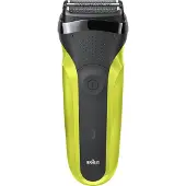 Braun Series 3 - 300 noir/vert