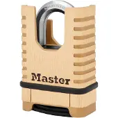 Master Lock Excell Cadenas à combinaison en laiton à anse fermée 58mm M1177EURDCC
