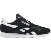 Reebok Baskets basses 'Classic' gris foncé / noir / blanc