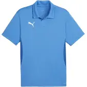 Puma Hommes, T-shirt de sport, Polo teamGOAL (XXL), Bleu, XXL