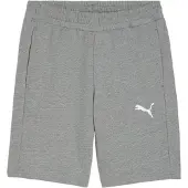 Puma Pantalon de sport 'TeamGOAL' gris chiné / blanc