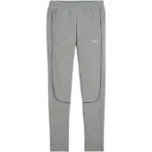 Puma Pantalon de sport gris / blanc