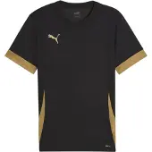 Puma T-Shirt fonctionnel 'TeamGoal Matchday' moutarde / noir