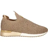 La strada : Chaussures pour femmes, chaussures basses, mocassins, couleur or, pour le quotidien