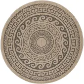 Ayyildiz Teppiche Ayyildiz | Tapis d'extérieur Comilla - 80 cm - Beige et anthracite - Résistant aux UV et à l'eau