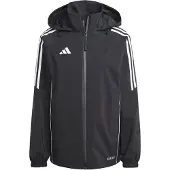 Adidas Veste de pluie Tiro 24, noire/blanche, taille 2XS (femme)