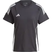 Adidas T-shirt fonctionnel 'Tiro24' noir / blanc