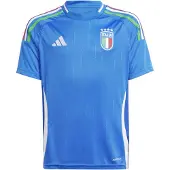 Adidas T-Shirt fonctionnel 'Italien 24' bleu / jaune / vert / blanc