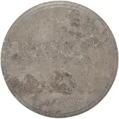 vidaXL Dessus de table Gris Ø40x2,5 cm Marbre