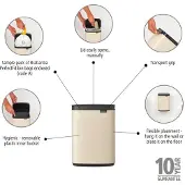 Brabantia BO Mülleimer 4 Liter Soft Beige
