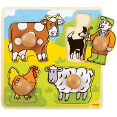 Bigjigs Mon premier puzzle de 4 animaux,