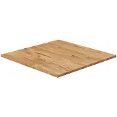 vidaXL Dessus de table carré Marron clair70x70x1,5cm Bois chêne traité