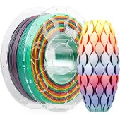 Creality filament 3d pla 1.75mm arc-en-ciel 1kg