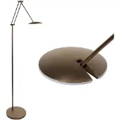 Highlight Lampe de lecture classique Sapporo bronze cuivré Ø 23cm