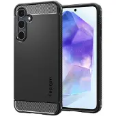 Spigen Coque Rugged Armor pour Samsung Galaxy A55 - Matte Black
