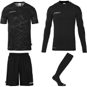 Uhlsport Prediction Bundle Ensemble Maillot de Gardien Enfant - Noir / Blanc