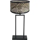 Steinhauer Lampe de table 55cm Stang avec abat-jour en bambou