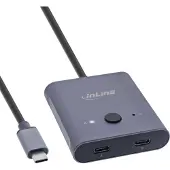 InLine USB-C Switch, commutateur bidirectionnel, 10Gb/s, 100W