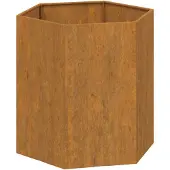 vidaXL Jardinière Rouillé 40x40x45 cm Acier corten
