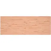 vidaXL Dessus de bureau 150x55x2,5 cm bois massif de hêtre