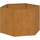 vidaXL Jardinière Rouillé 60x60x45 cm Acier corten