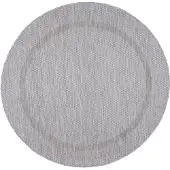 Ayyildiz Hali Ayyildiz | Tapis d'extérieur Relax - 200 cm x 200 cm - Argenté - Élégance moderne - Résistant aux intempéries
