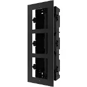 Hikvision DS-KD-ACF3/Black Cadre de porte encastré triple