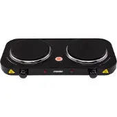 Mesko Plaque de cuisson Mesko Home MS 6509, noire, à poser, 2 zones de cuisson