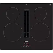 Siemens Table de cuisson à induction avec hotte aspirante, autarcique EH611BE15E IQ300