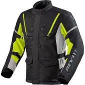 REV'IT! Revit Horizon 3 H2O Veste textile pour moto, noir/jaune, M