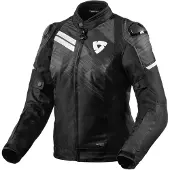 REV'IT! Veste textile pour moto Revit Apex H2O pour femme, noir, 40