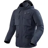 REV'IT! Veste de moto textile Revit Triomphe 2 H2O WP, bleu marine, 2XL