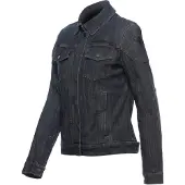 Dainese Veste textile de moto Denim Tex pour femme, bleu foncé, 50