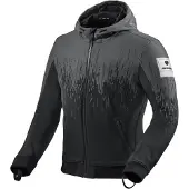 REV'IT! Quantum 2 WB Sweat à capuche moto / Blouson textile