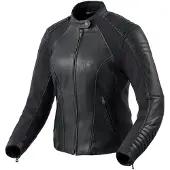 REV'IT! Coral Leather Jacket Noir 34 Femme