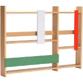 Hubsch Étagère Murale/porte-revues Pretty Arki Naturel/multicolore | 881921