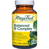 MegaFood , Complexe B Équilibré, 90 Comprimés